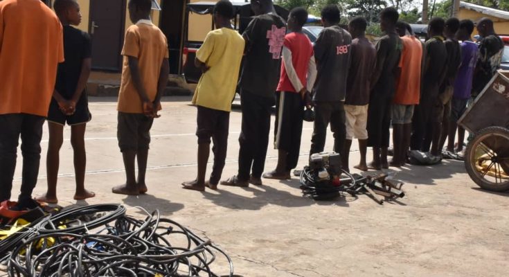 NSCDC arrests 15 suspected vandals in FCT