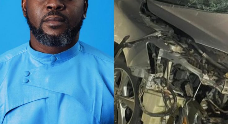 Nollywood Actor, Kelechi Udegbe, survives ghastly motor accident