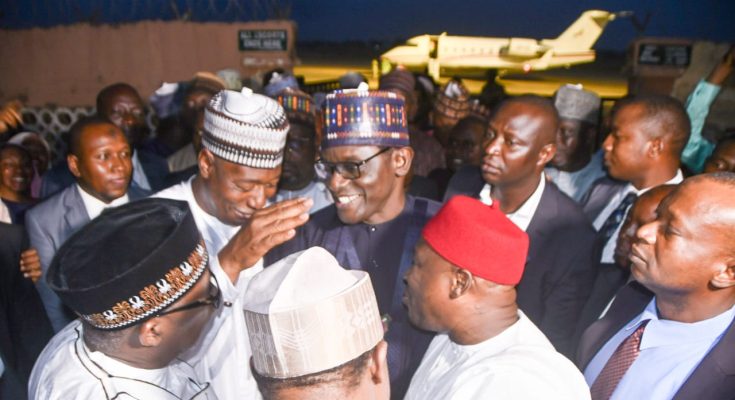 North-East Governors arrive Adamawa for 9th NEGF meeting