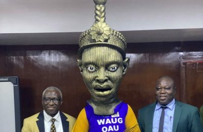 OAU VC, Prof Bamire unveils 2023 WAUG mascot