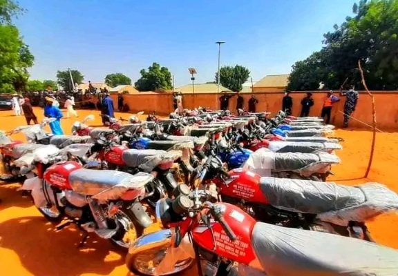 Sokoto lawmaker donates 200 motorcycles, N100m, others to security agents, constituents