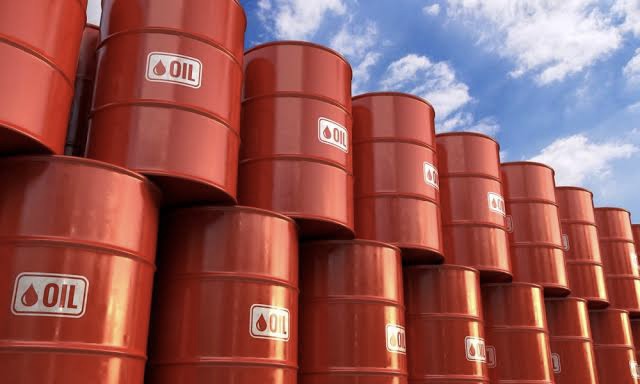 Crude oil barrel
