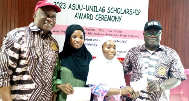 UNILAG students express happiness over ASUU scholarships