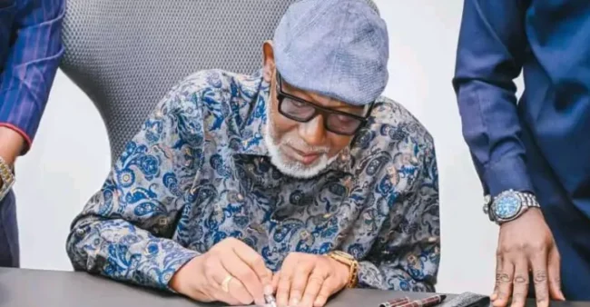 Akeredolu's signature forged on official document — Commissioner