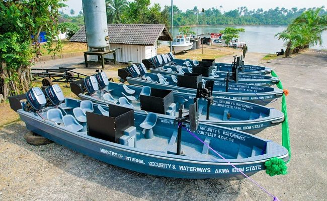 Akwa Ibom govt procures 14 gunboats to boost maritime security