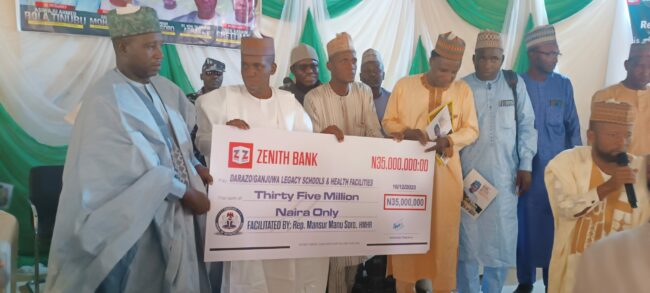 Bauchi lawmaker presents N35m grant to 10 schools, health facilities