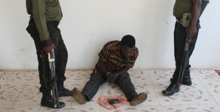 Benue Volunteer Guard Arrests Suspect For Illegal Possession Of Gun