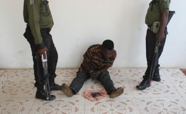 Benue volunteer guard arrests suspect with firearm