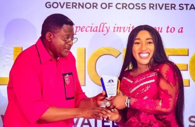 Betta Edu receives Cross River’s most outstanding public service award