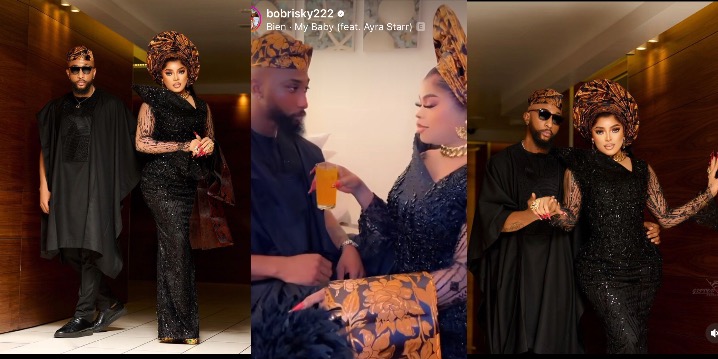 Bobrisky And His Lover Tensions Many As They Display Affection In Video