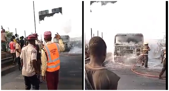 Fuel Tanker Explodes At Ojota (Video)