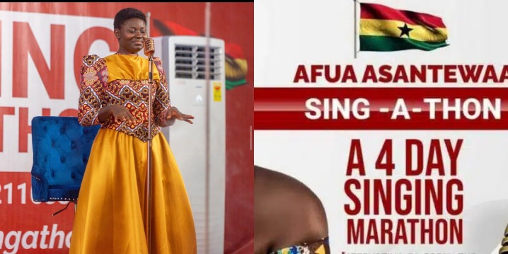 Ghanaian Media Personality Enters Day 4 Of GWR Sing-A-Thon