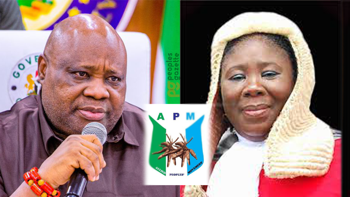 APM; ADELEKE; OSUN CHIEF JUDGE