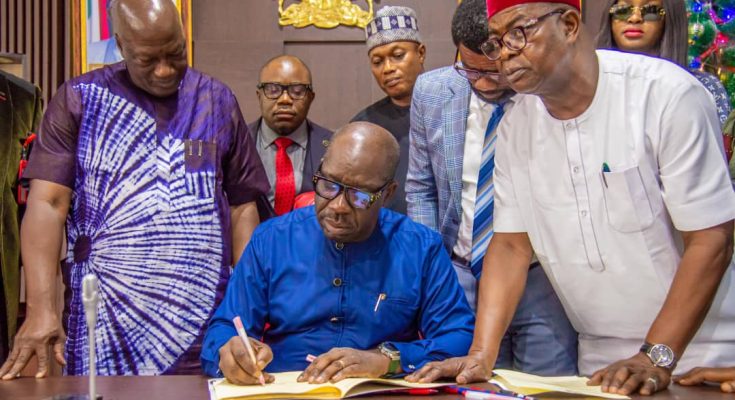 Gov Obaseki signs N342bn appropriation bill into law