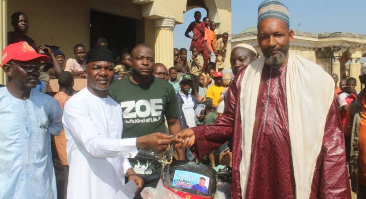 Hon Ogazi donates cars, motorcycles, cash to constituents in Nasarawa