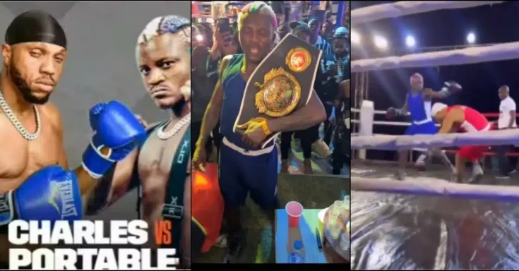 “I Can’t Release The Belt, Challenge Anthony Joshua” – Portable Rejects Charles Okocha’s Rematch Plea