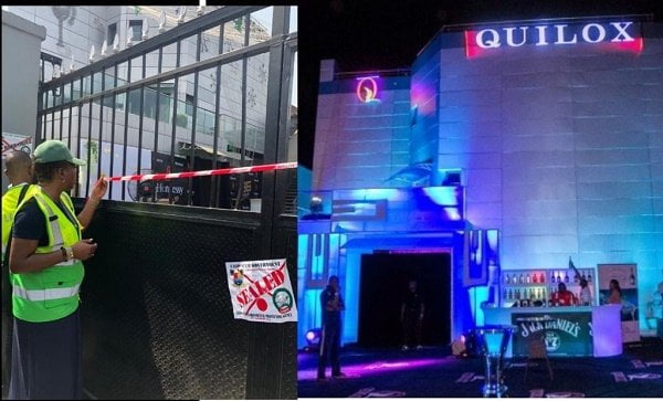 Lagos Govt Shuts Quilox Nightclub Over Environmental, Safety Infractions