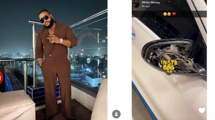 “Lagos Has Happened To Me” – Whitemoney Narrates Moment Bus Driver Bashed His Maybach’s Side-Mirror