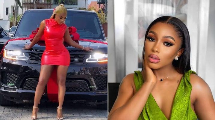 Mercy Eke Shows Off New Range Rover As Early Christmas Gift