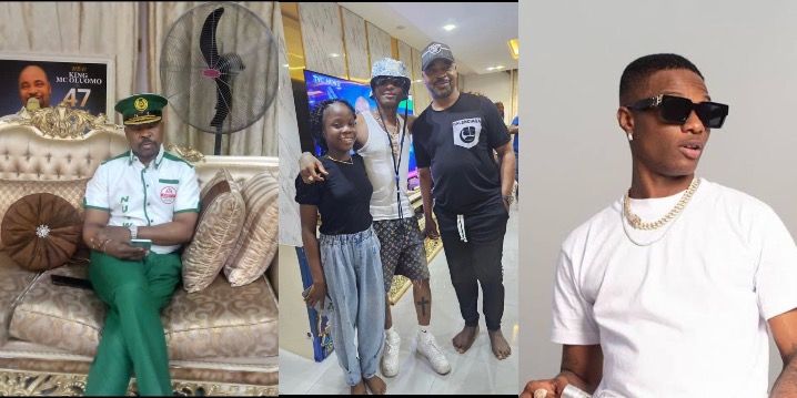 “My House Was Filled With Excitement” – MC Oluomo Over The Moon As Wizkid Pays Him Surprise Visit