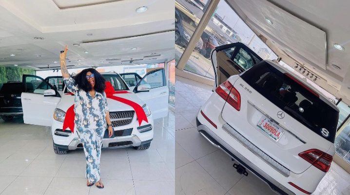 Nkechi Blessing Gifts Herself Brand New Car For Christmas