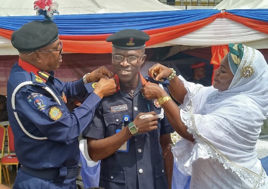 Oyo NSCDC Commandant decorates 801 promoted officers