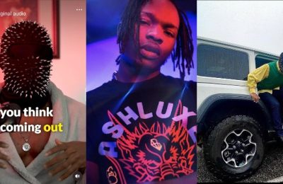 Reaction As Masked Man Drags Naira Marley Over Noodles, Drink Gifts To Charity Home After Mohbad’s Death (Video)