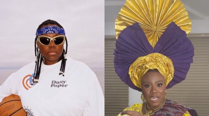 Reaction As Teni Steals Show With Lace Outfit, Gele, Sneakers (Video)