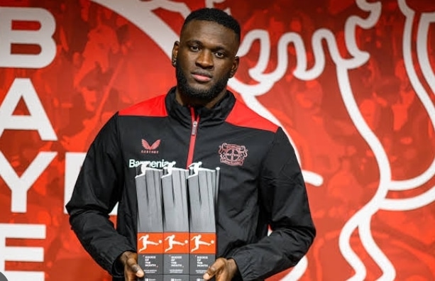 Super Eagles Forward, Boniface Wins 5th Bundesliga Award