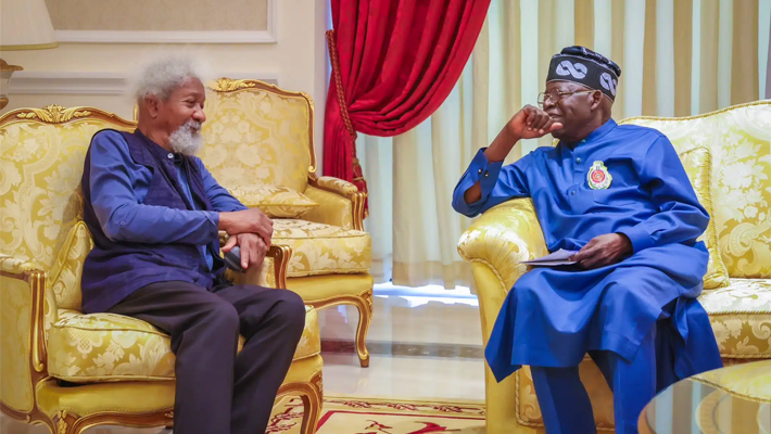 Wole Soyinka and Bola Tinubu