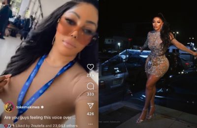 Toke Makinwa Reacts After Netizens Dragged Her For Being In President Tinubu’s COP28 Delegation In Dubai