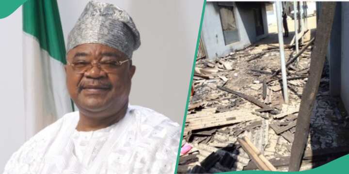 Two Feared Killed In Fire Outbreak At Ex-Gov Akala’s Residence (Pictures)
