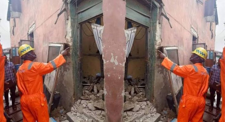 Two-Storey Building Collapses In Lagos, Kills Aged Woman