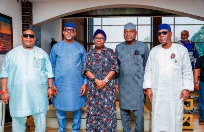 'We'll Give Akeredolu A Befitting Burial' — South-West Govs. Vow During Condolence Visit (PHOTOS)