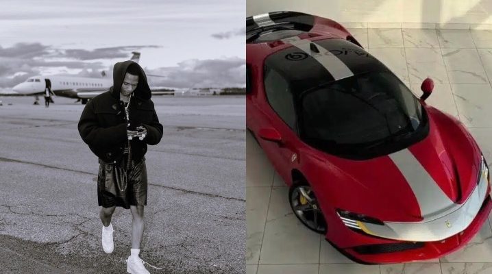 WizKid Reportedly Acquires Brand New Ferrari SF90