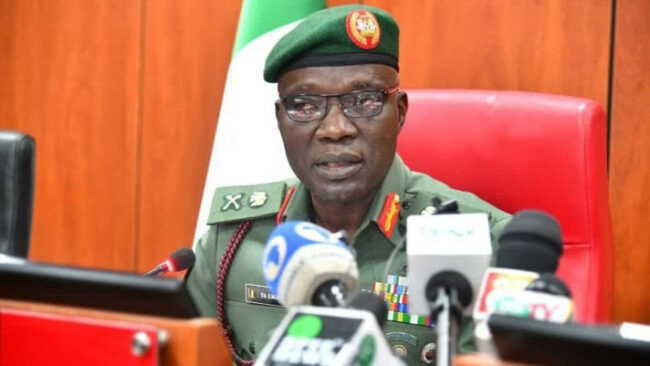 You're not alone in fight to maintain Nigeria's unity, COAS tells troops