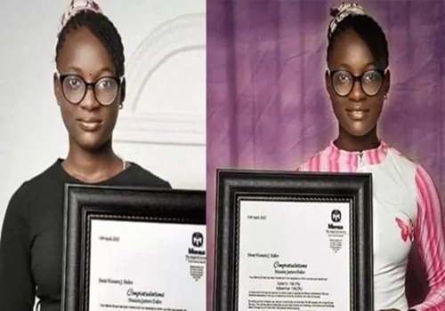 13-year-old, Nasara, from Southern Kaduna has IQ of top 1% globally