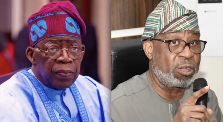 Bola Tinubu and Dele Alake