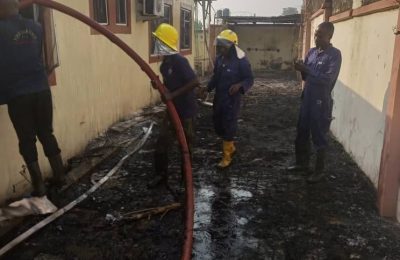 Fire guts COVID-19 centre in Kwara