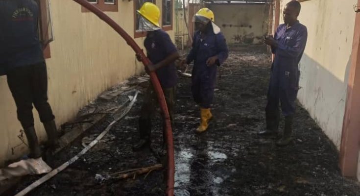 Fire guts COVID-19 centre in Kwara