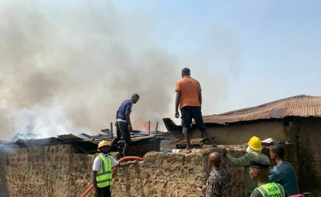 Fire renders 120 homeless, burns houses, mosque in Kwara