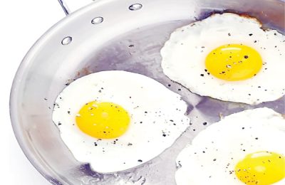 Fried eggs and my health