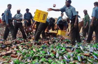 Kano Hisbah arrests driver, 2 others with truckload of beer bottles