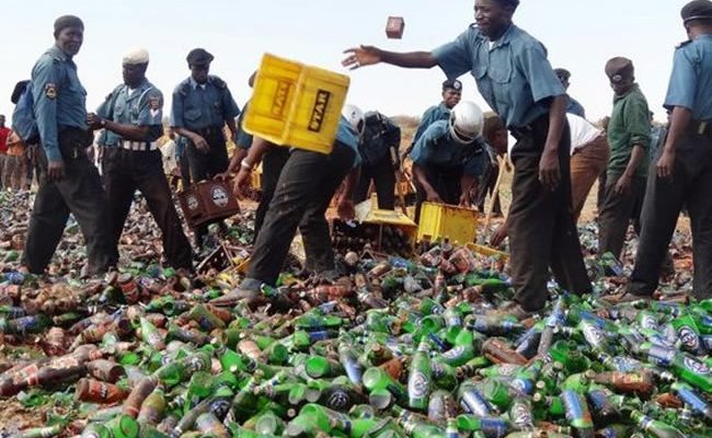 Kano Hisbah arrests driver, 2 others with truckload of beer bottles