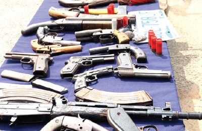Lagos Police Nab Suspects For Snatching AK 47 Rifle From Officer, Recover Ammunition