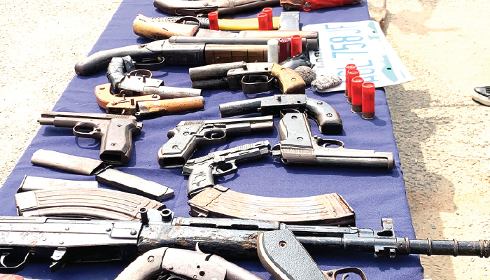 Lagos Police Nab Suspects For Snatching AK 47 Rifle From Officer, Recover Ammunition