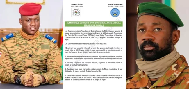 Mali, Burkina Faso, Niger withdraw from ECOWAS