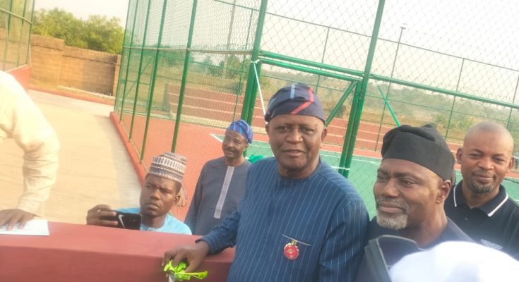 NASFAT BoT Chairman commissions tennis court at Fountain varsity