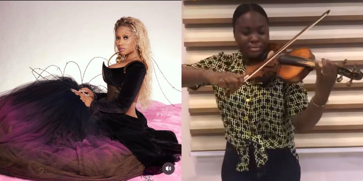 Nicki Minaj Hails Nigerian Violinist’s Rendition Of ‘Pink Friday’ Song (Video)