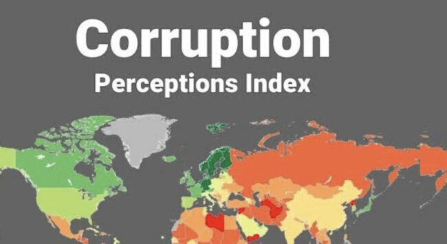 Nigeria moves up five places in corruption perception index